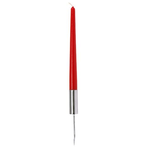 Artikel Kaarsenhouder zilver voor stokkaarsen 15cm 4 st