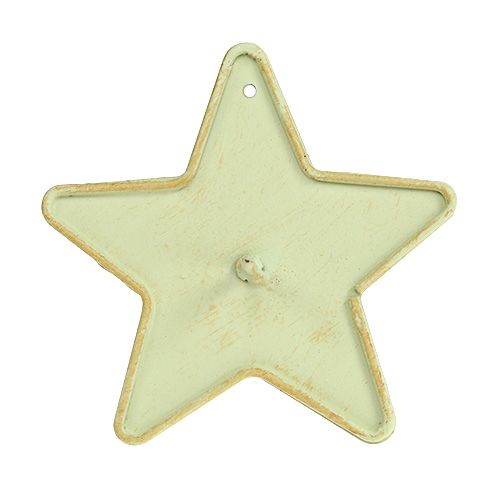 Floristik24 Kandelaar ster om op te plakken 9cm creme