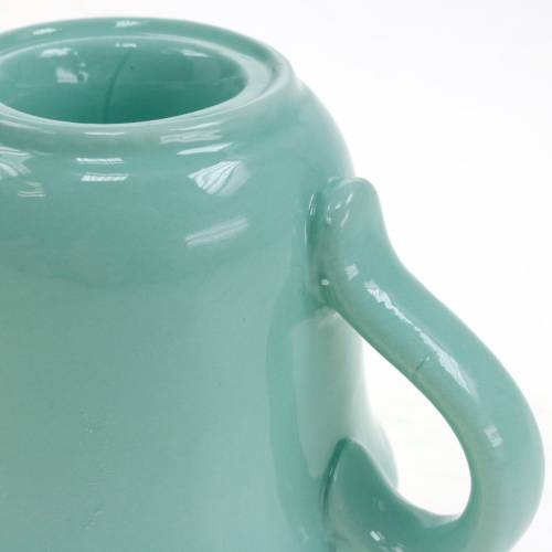 Floristik24 Kandelaar kopje Ø7.5cm H6cm groen 3st