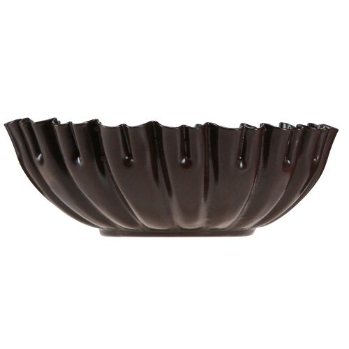 Artikel Kaarsenhouder vintage cakevorm donkerbruin Ø11,5cm 4st