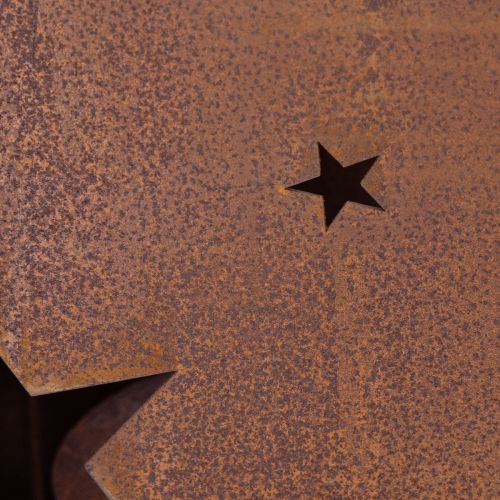 Artikel Kerstkaarsenstandaards, rustieke afwerking, 40/50 cm hoog, set van 2