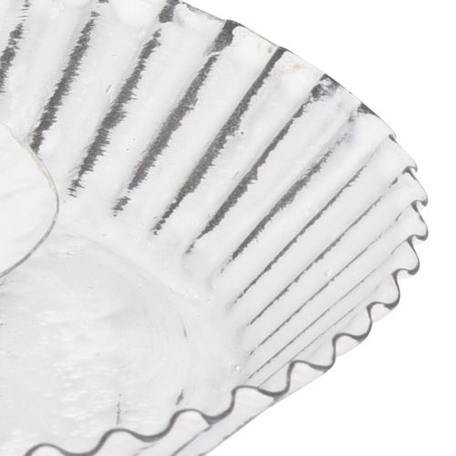 Artikel Kaarshouder wit metalen cakevorm Shabby Chic Ø15cm