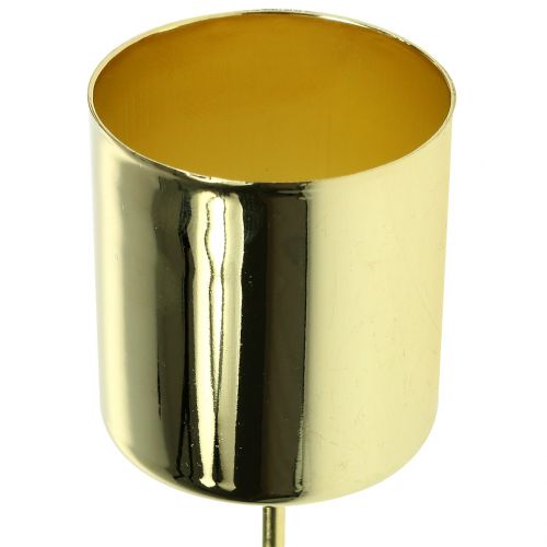 Artikel Kaarshouder voor stokkaarsen goud Ø3,5cm H4cm 4 st