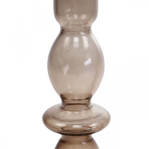 Floristik24 Kandelaar glazen kandelaar stokkandelaar 18,5cm 2st