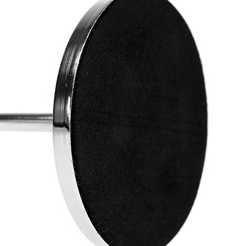 Floristik24 Kandelaar voor puntkaars zilver 30cm