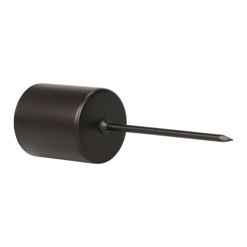 Floristik24 Insteekkaarsenhouder, zwart Ø3,5cm, 4 stuks
