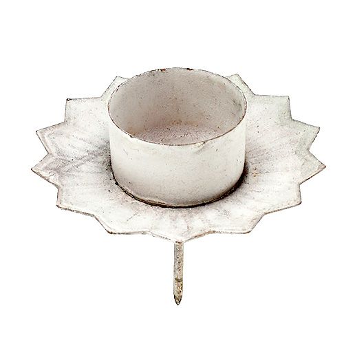 Kaarsenhouder voor waxinelichtje Waxinelichthouder Crème Ø9cm 4st