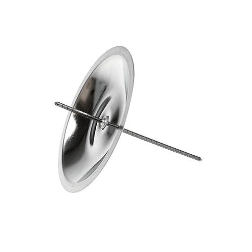Floristik24 Kaarsenhouder met doorn zilver Ø5cm 36 st