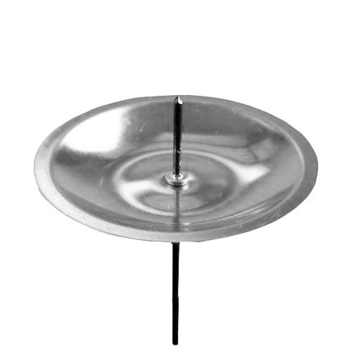 Artikel Kaarsenhouder met doorn zilver Ø8cm 16 st