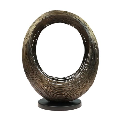 Floristik24 Kandelaar metalen decoratieve sculptuur theelichthouder H33,5cm