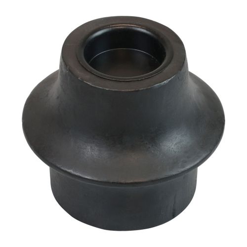Theelichthouder zwart kaarsenhouder keramiek Ø12cm H9cm