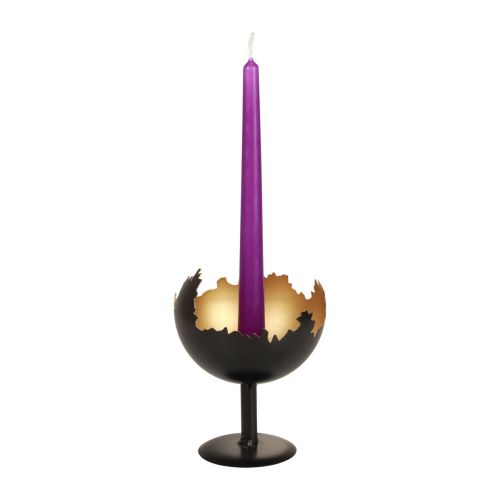 Floristik24 Tafeldecoratie Kerstkaarshouder metaal 15,5cm Ø12cm
