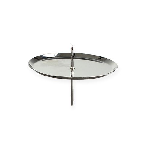 Artikel Kaarsenhouder zilver Ø8cm 4 st