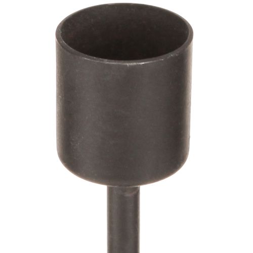 Artikel Kandelaar metalen kaarsenhouder antiek bruin H16cm 2 stuks