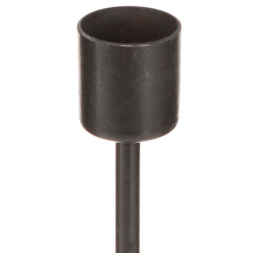 Artikel Kandelaar antiek bruin H21,5cm 2 stuks