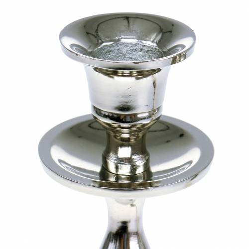 Floristik24 Kandelaar zilver set van 2 H29cm