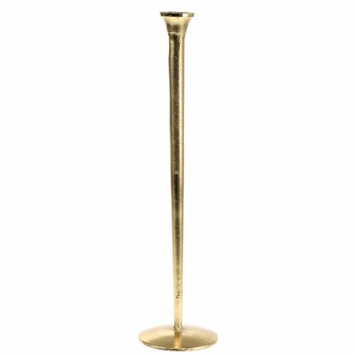 Kandelaar antiek goud Ø11.5cm H47cm