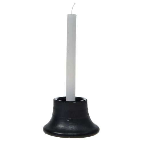 Artikel Kandelaar zwart kandelaar keramiek Ø12,5cm H7cm