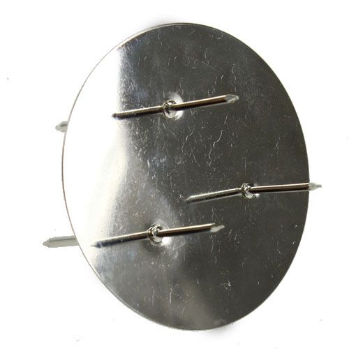 Floristik24 Adventskrans stud zilver Ø8cm