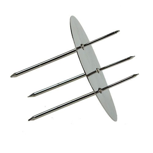 Floristik24 Adventskrans stud zilver Ø8cm