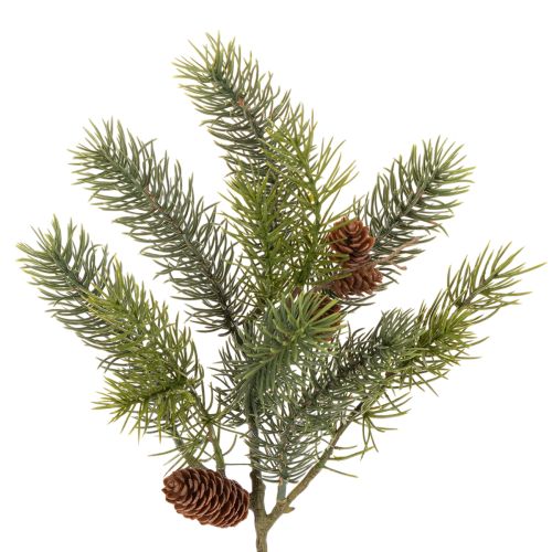 Kunstmatige kersttak, decoratieve tak met dennenappels kopen | Floristik24.nl