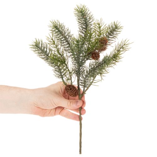 Kunstmatige kersttak, decoratieve tak met dennenappels | Floristik24.nl