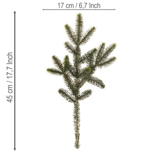 Kunstmatige dennentakken voor tafeldecoratie en arrangementen, 45 cm, 3 stuks | Floristik24.nl