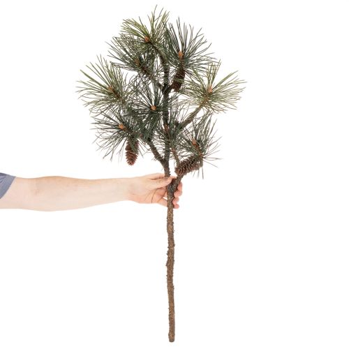 Kunstmatige dennentak met dennenappels, woonkamerdecoratie, 93 cm | Floristik24.nl
