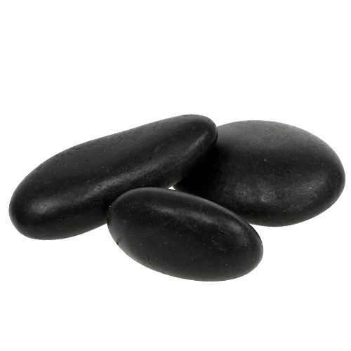 Floristik24 Kiezels zwart 4cm - 7cm 1kg