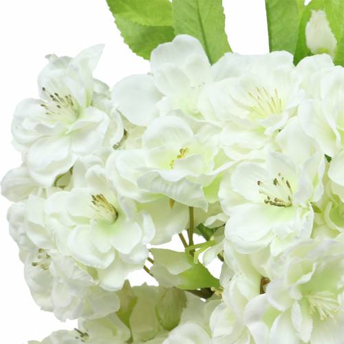 Floristik24 Kersentak creme 45 cm 3 stks voor decoratie