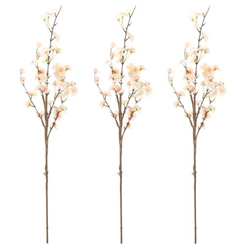Artikel Decoratieve bloeiende tak met delicate kersenbloesems, 83 cm, 3 stuks