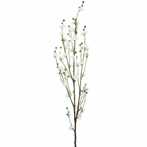 Floristik24 Kersenbloesem tak witte kunstmatige decoratieve tak kersenbloesem lente decoratie