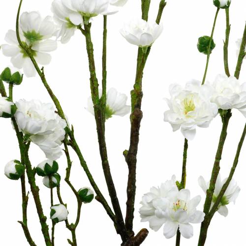 Floristik24 Kersenbloesem tak witte kunstmatige decoratieve tak kersenbloesem lente decoratie
