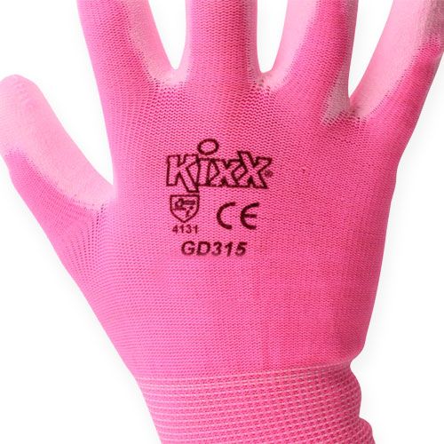 Artikel Kixx tuinhandschoenen maat 8 roze, roze