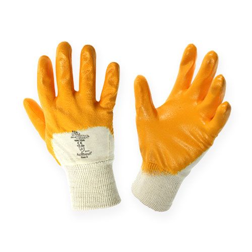 Ophef Kader brandwonden Floristik24.nl Kixx werkhandschoenen maat 8 geel - goedkoop online kopen