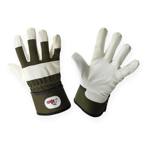 Floristik24 Kixx kinderhandschoenen maat 6 groen, wit