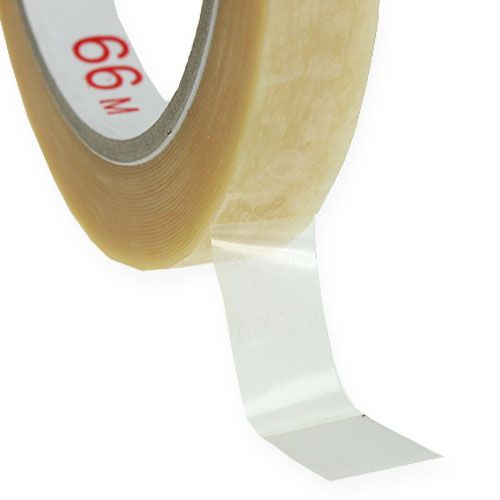 Floristik24 Plakband 12mm x 66m PVC neutraal 12 st