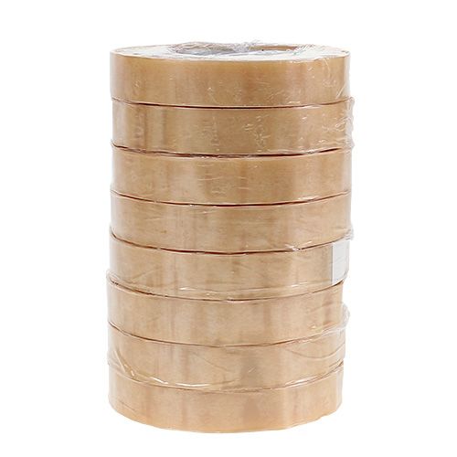 Artikel Plakband 19mm x 66m PVC neutraal 8 st