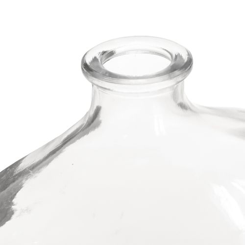 Artikel Kleine glazen vaas, moderne mini vaas, helder glas 11×6×10cm
