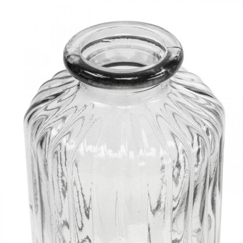 Floristik24 Kleine vazen glazen vaas bloemenvaas glas Ø6cm H10cm 2st