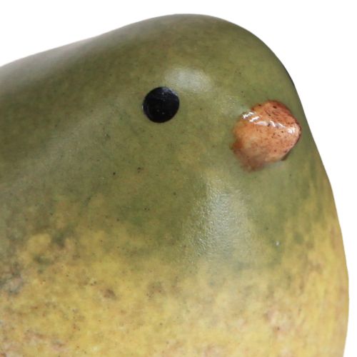 Artikel Kleine keramische vogel keramiek decoratie lentegroen 8,5cm 4 st