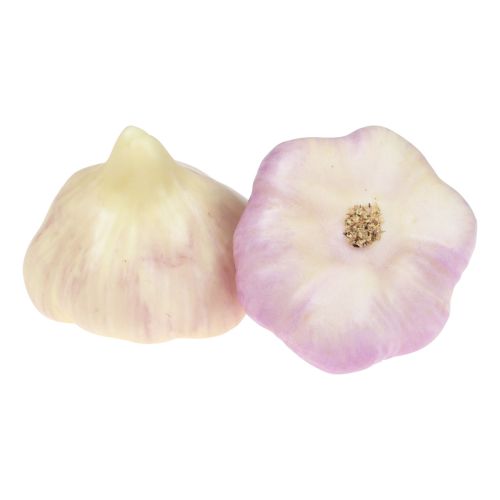 Artikel Kunstgroentendecoratie knoflook roze, wit Ø6,5cm 2 st