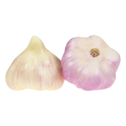 Artikel Kunstgroentendecoratie knoflook roze, wit Ø6,5cm 2 st