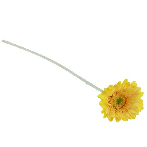 Floristik24 Kunstbloemen Gerbera geel 45cm