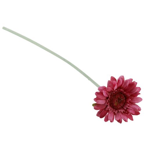 Floristik24 Kunstbloemen Gerbera Roze 45cm