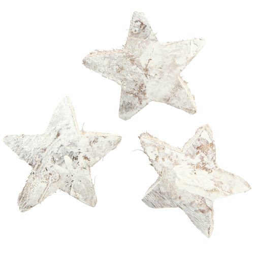 Artikel Kokosster Decoratie Kokossterren White Washed 5cm 30 st