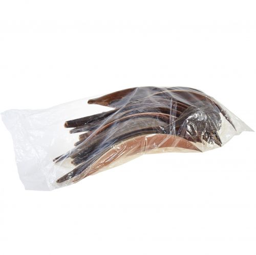 Artikel Kokosnootschalen kokosbladeren natuurlijk gedroogd 22cm - 42cm 25 stuks