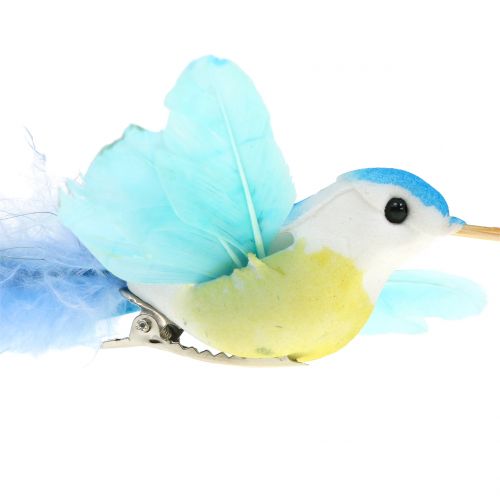 Floristik24 Kolibri assortiment op de clip 17cm 12st