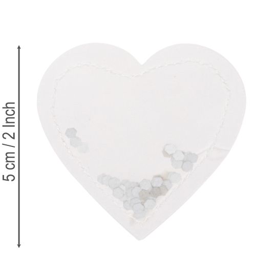 Confettihartjes van 5 cm, 24 stuks | Floristik24.nl