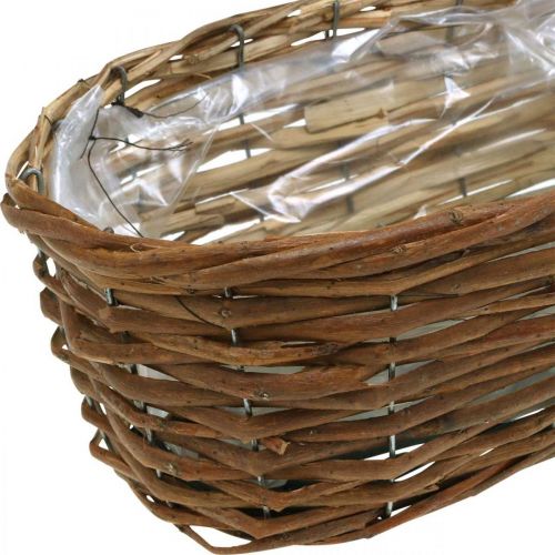 Floristik24 Bloemenmand, plantenmand, bloemendecoratie naturel L31cm H11.5cm